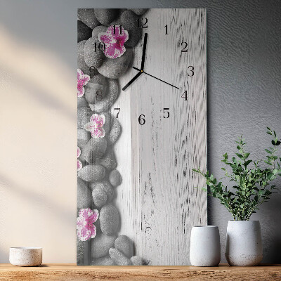 Orologio verticale Pietre per orchidee