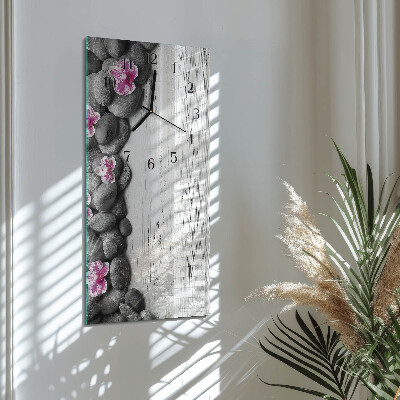 Orologio verticale Pietre per orchidee