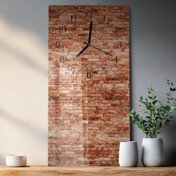 Orologio verticale Muro di mattoni