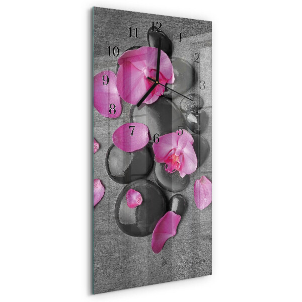 Orologio verticale Pietre per orchidee