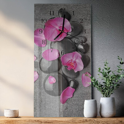 Orologio verticale Pietre per orchidee