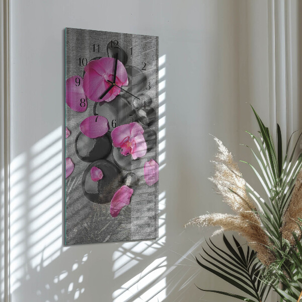 Orologio verticale Pietre per orchidee