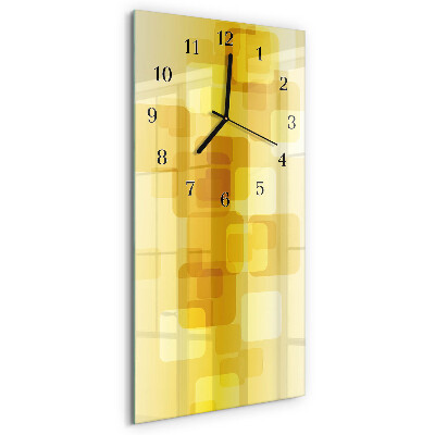 Orologio verticale Rettangoli aurei