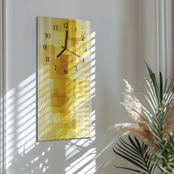 Orologio verticale Rettangoli aurei