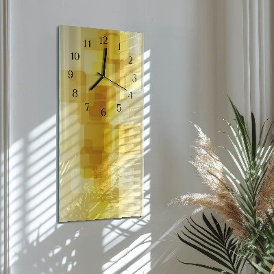 Orologio verticale Rettangoli aurei