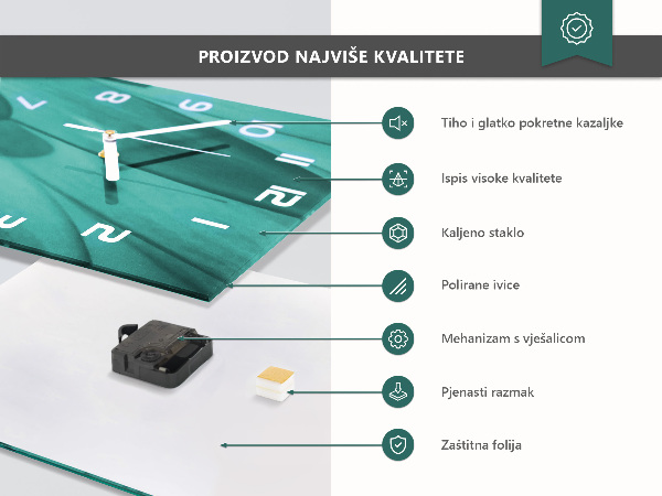 Orologio verticale Muro di pietra