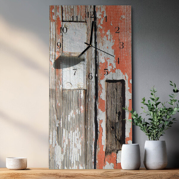 Orologio verticale Porte in legno