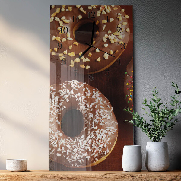 Orologio verticale ciambelle
