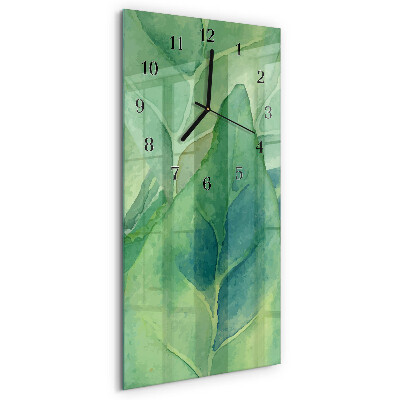 Orologio verticale Foglie