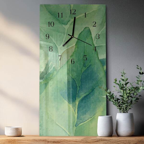 Orologio verticale Foglie