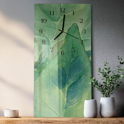 Orologio verticale Foglie
