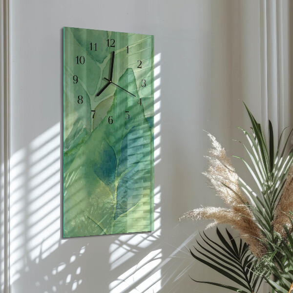 Orologio verticale Foglie