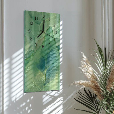 Orologio verticale Foglie