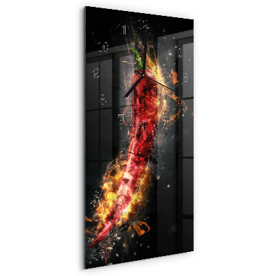 Orologio verticale Peperoncino piccante