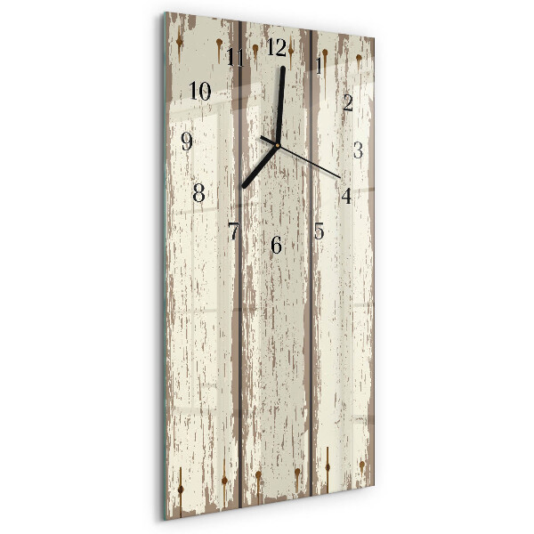Orologio verticale Tavole di legno