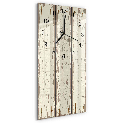 Orologio verticale Tavole di legno