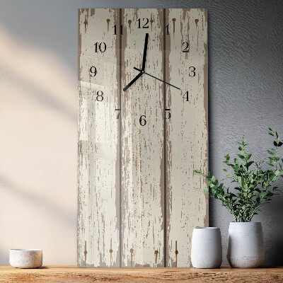 Orologio verticale Tavole di legno
