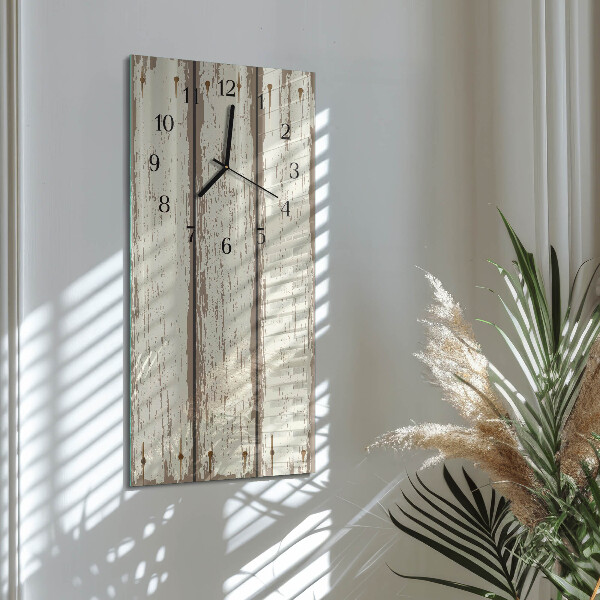 Orologio verticale Tavole di legno