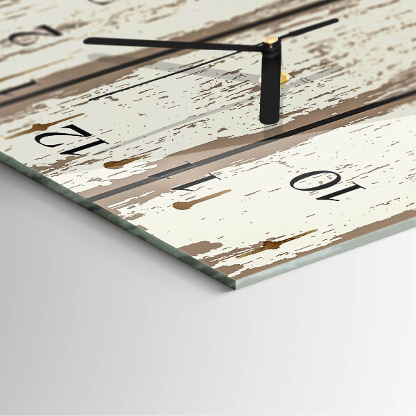 Orologio verticale Tavole di legno