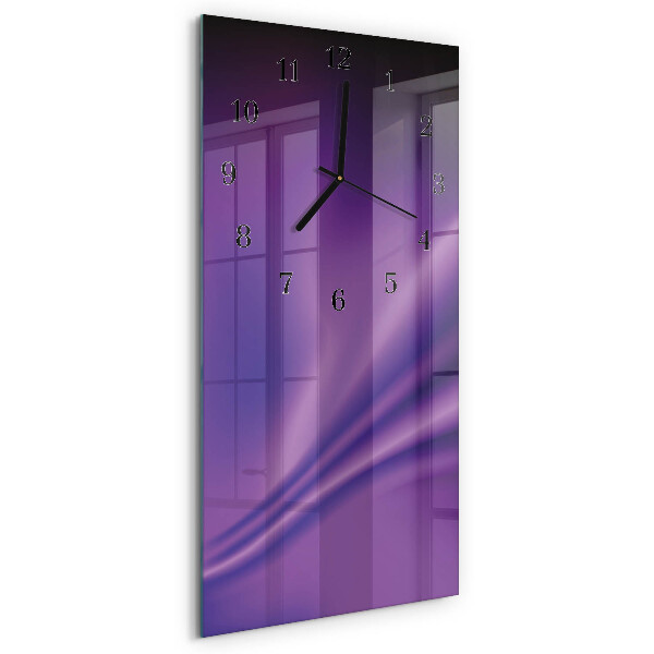 Orologio verticale Onde di viola