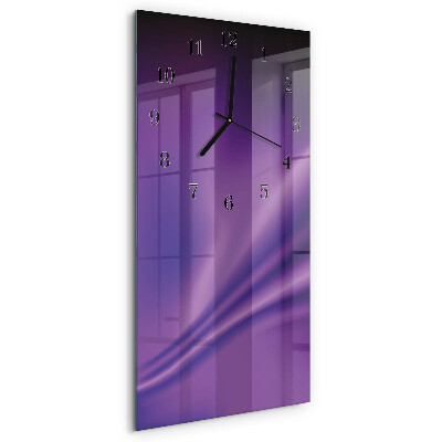 Orologio verticale Onde di viola