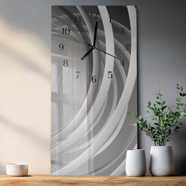 Orologio verticale Cerchi astratti