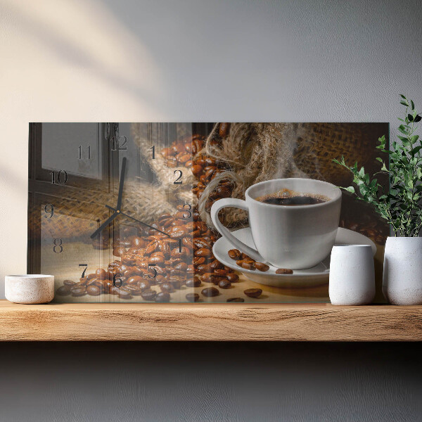 Orologio rettangolare Caffè