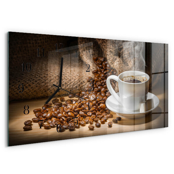 Orologio rettangolare Caffè
