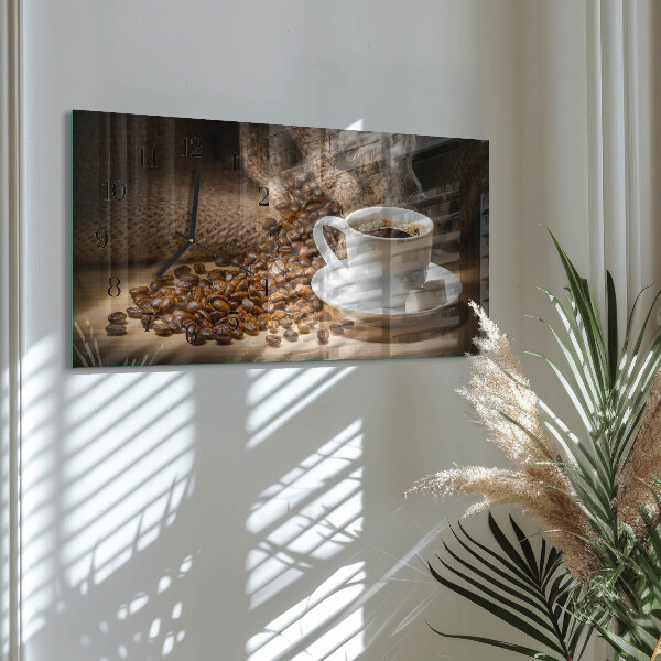 Orologio rettangolare Caffè