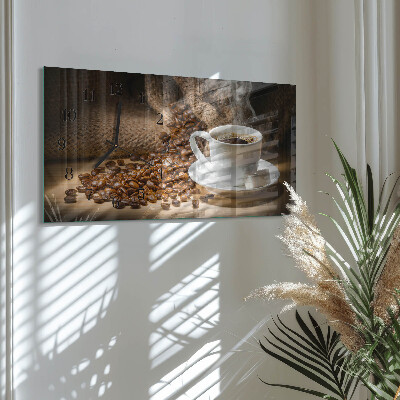 Orologio rettangolare Caffè