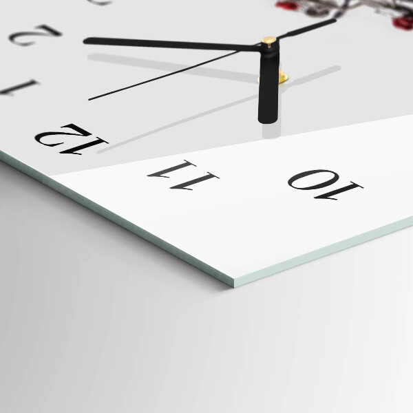 Orologio rettangolare Bicchiere da vino
