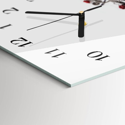 Orologio rettangolare Bicchiere da vino
