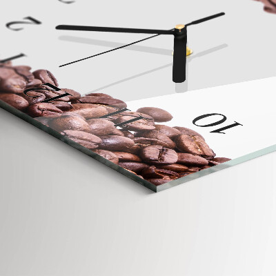 Orologio rettangolare chicchi di caffè