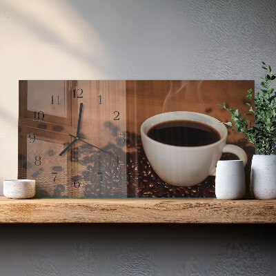 Orologio rettangolare Caffè caldo