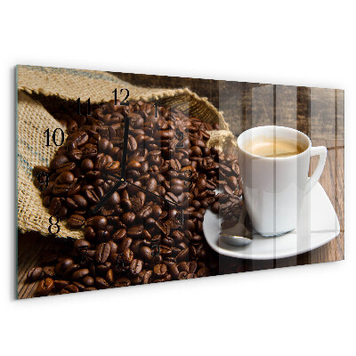 Orologio rettangolare Caffè