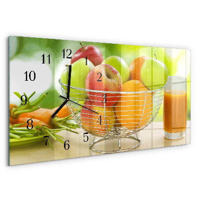 Orologio rettangolare Frutta e succo