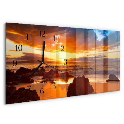 Orologio rettangolare Tramonto