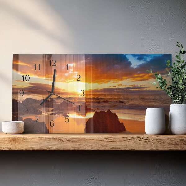 Orologio rettangolare Tramonto
