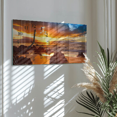 Orologio rettangolare Tramonto
