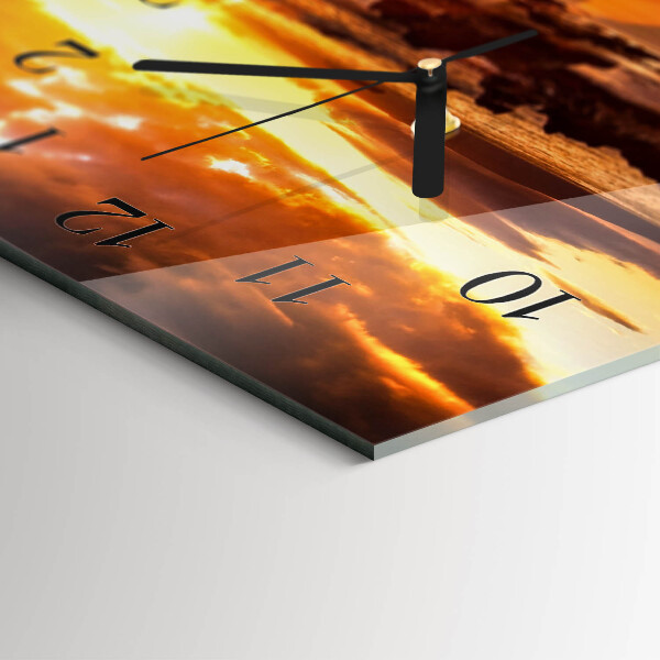 Orologio rettangolare Tramonto