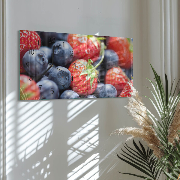 Orologio rettangolare Frutti di bosco