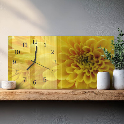 Orologio rettangolare Crisantemo