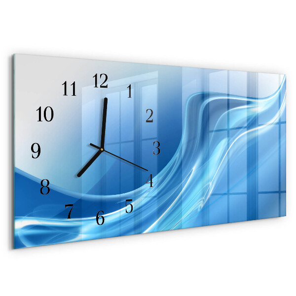 Orologio rettangolare Onde blu