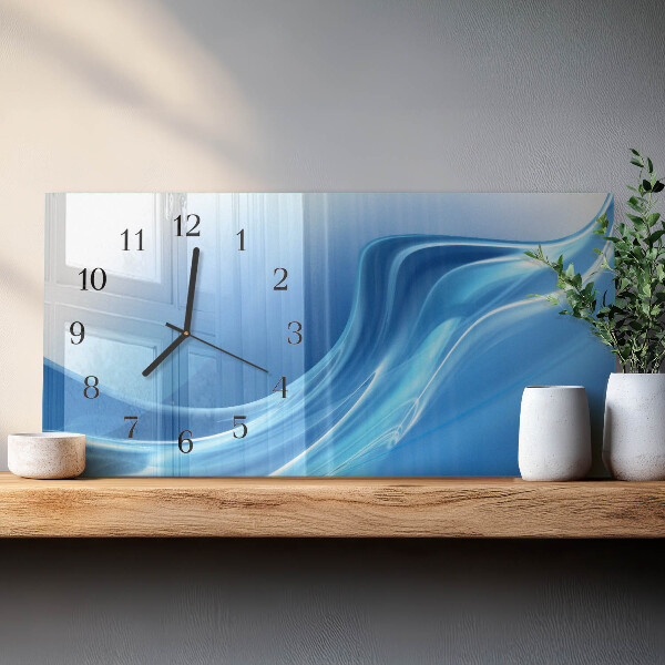 Orologio rettangolare Onde blu