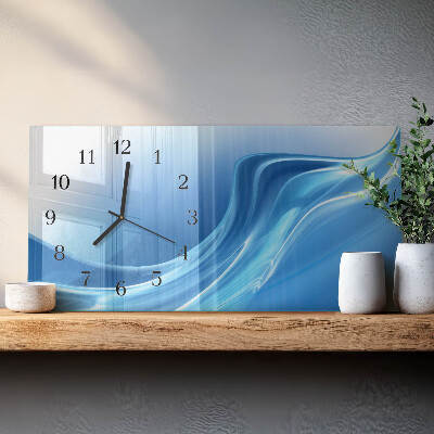 Orologio rettangolare Onde blu