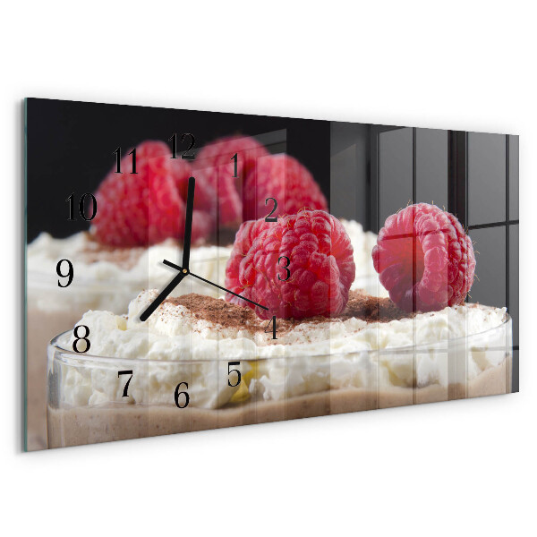 Orologio rettangolare Dessert ai lamponi