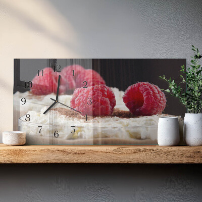 Orologio rettangolare Dessert ai lamponi