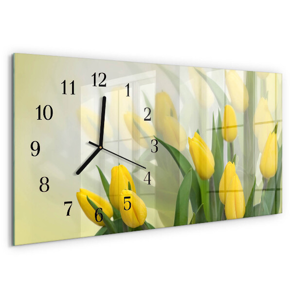 Orologio rettangolare Tulipani
