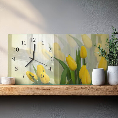 Orologio rettangolare Tulipani