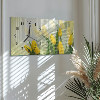 Orologio rettangolare Tulipani